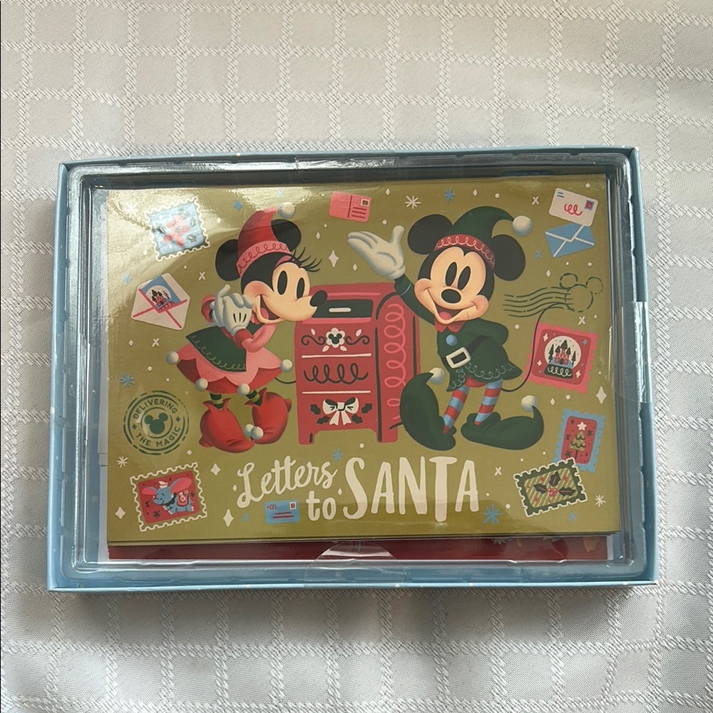 Disney Mickey and Minnie Letters to Santa Card Set